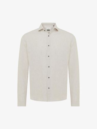 Gentiluomo Linnen Overhemd | Beige