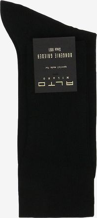 Alto Milano Lange einfarbige Feinstrickstrümpfe