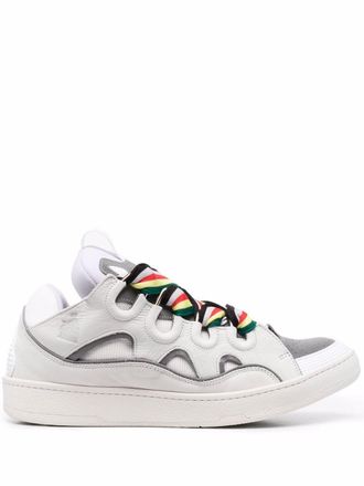 Lanvin Curb leren sneakers - Wit