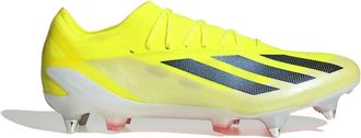 adidas Mens X Crazyfast Elite Soft Ground Football Boots in Yellow/Blk/Wht - Yellow/Black - Size UK 10.5