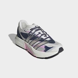adidas Sneaker ADIDAS SPORTSWEAR LIGHTBLAZE, Damen, Gr. 38,5, sanftes wei&szlig;, sanftes wei&szlig;, bliss lila, Synthetik, Textil, Schuhe Sneaker