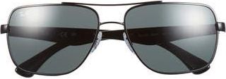 Ray-Ban 60mm Aviator Sunglasses in Black at Nordstrom Rack