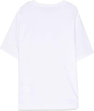 N&deg;21 Logo-Embroidered Cotton T-Shirt - White