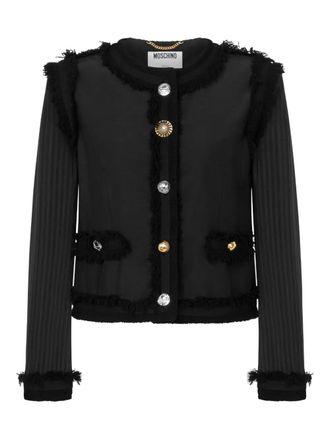 Moschino button-fastening jacket - Black
