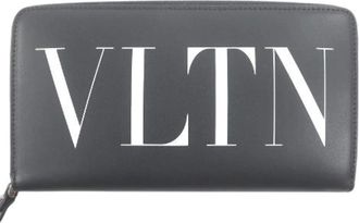 Valentino Pre-owned Wallets, female, Black, Size: ONE SIZE Pre-owned Leather Wallet