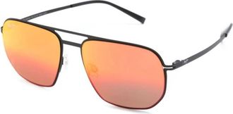Maui Jim Sharks Cove Zonnebril - Heren - Zonnebrillen - Zwart - 55 MM - Accessoires