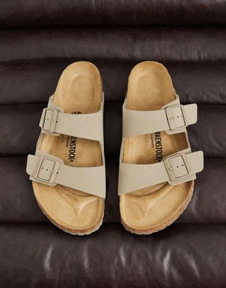 Birkenstock Arizona sandali birko-flor in khaki sbiadito-Verde