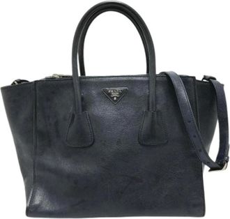 Prada Borsa Tote Vintage Pre-owned - - Pre-owned - Donna - Blu - ONE SIZE