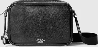 Gucci Lira Mini Bag, Black, Leather