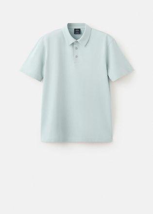Mango Polo piqu&eacute; slim-fit verde acqua - Uomo - XXL - MANGO MAN