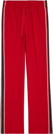 Zadig&Voltaire Pomy trousers - women - Recycled Polyester/Polyester - 42 - Red