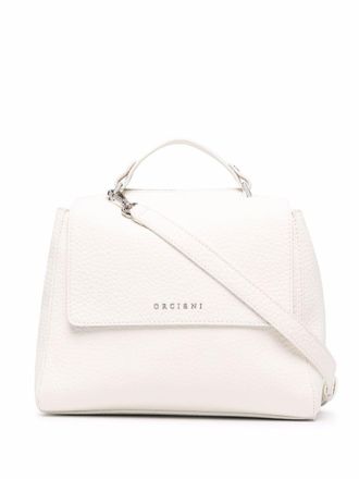 Orciani foldover leather tote bag - women - Calf Leather - OS - White
