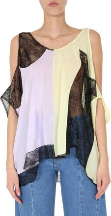 Maison Margiela Colour Block Top-Donna