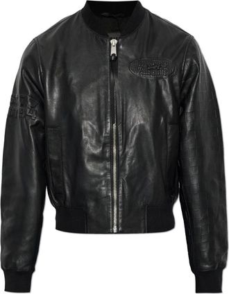 AllSaints Jassen, Dames, Zwart, 2Xs, Leer, Orten Bomberjack