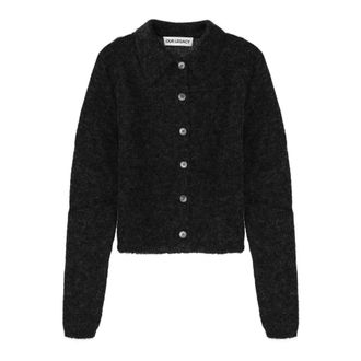 Our Legacy Mazzy Polo - female - Our Legacy - Cardigans - Gray - S - Knitwear