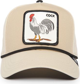 Goorin Brothers Rooster 100 Patch Snapback Hat in Creme at Nordstrom Rack