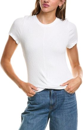 Michael Stars Stella Twisted Front Cropped T-Shirt