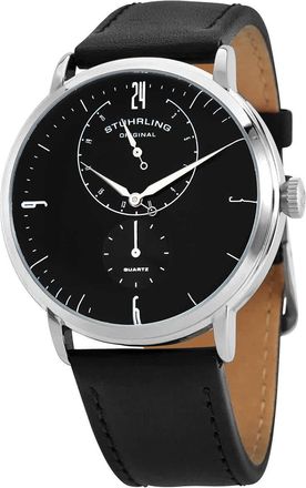 Stührling Symphony Quartz Black Dial Mens Watch M13663