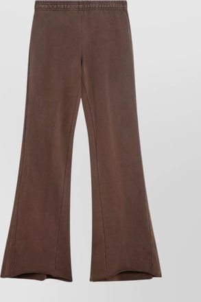 Entire studios flared trousers with back pocket and elastic waistband
