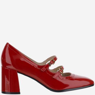 Pinko Zapatos de tac&oacute;n Mary Jane de piel con efecto pintura de Pinko