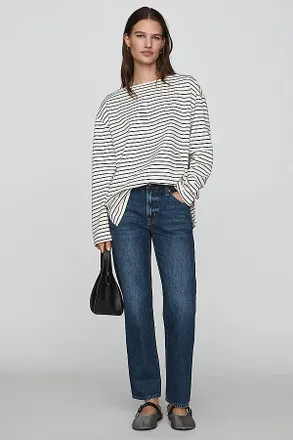 Pistola Denim Issa Mid-Rise Straight Jeans