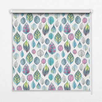 Tulup Tenda A Rullo Interna Per Finestra - Tenda Filtrante Luce - Tenda Privacy - Tenda Decorativa Rettangolare - Rullo Per Interni - (100 Cm X 140 Cm) - Fo