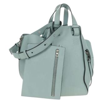 Loewe Pre-owned Handbags, female, Blue, Size: ONE SIZE Pre-owned Hand Bag