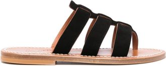 K.Jacques Dolon caged sandals - women - Calf Leather/Calf Leather/Calf Suede - 37 - Black