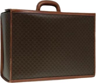 Celine Pre-owned Handbags, female, Brown, Size: ONE SIZE Pre-owned Trunk Bag