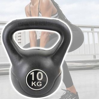 Trade Shop Trade Shop - Manubrio Kettlebell Da 10 Kg Peso Con Maniglia Ginnastica Fitness Ergonomico
