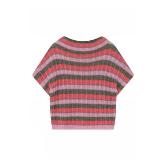Gustav Round-neck Knitwear, female, Multicolor, Size: XL Round-neck Knitwear
