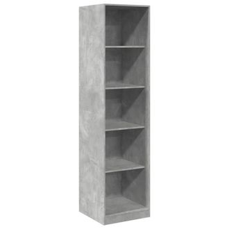 Berkfield Home Wardrobe Concrete Grey 50x50x200 cm Engineered Wood | Size: 50 x 50 x 200 cm