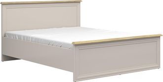 Petits Meubles Cama 160x200 con somier tableros de aglomerado laminados cachemira