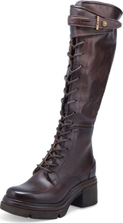 A.S.98 Edison Lace-Up Knee High Boot in Brown at Nordstrom, Size 10.5-11Us