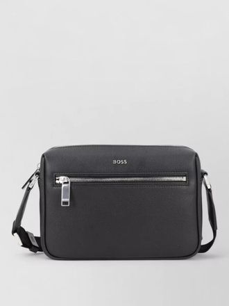 HUGO BOSS leather shoulder bag