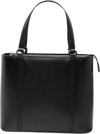 Burberry Pre-owned Leren Handtas - Dames - Vintage Handtas - Zwart - ONE Size - Leer - Vintage