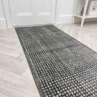 Runrug Hallway Carpet Runner Rug, Smooth Comfort & Durable - Canyon in Stone | Size: 83 cm x 420 cm