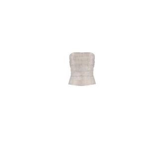 Nineminutes Top e canotte in lino - - Tops - Donna - Bianco - M