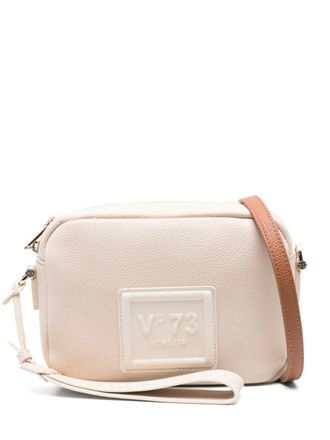 V&deg; 73 logo-patch cross body bag - women - Polyurethane/Polyurethane/Zinc - OS - Neutrals