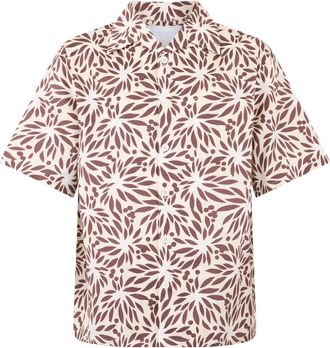 Prada Short Sleeve Shirts, male, Multicolor, Size: L Bowling Shirt