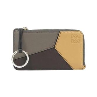 Loewe Pre-owned Wallets, female, Multicolor, Size: ONE SIZE Pre-owned Puzzle Calf Coin Card Holder