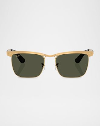 Ray-Ban Mens RB3875 Square Sunglasses