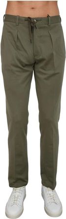Circolo 1901 Pantalone - Heren - Nette broeken - Groen - XL - Katoen - Broeken