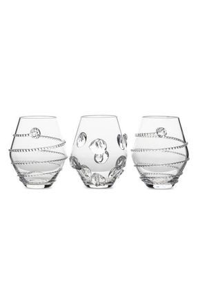 Juliska Set of 3 Mini Vases in Clear at Nordstrom