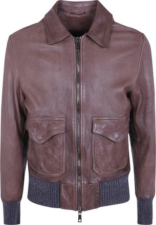 Giorgio Brato Jacket Classic Knit Gu27f.20010.V Bark