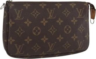 Louis Vuitton Pre-owned Clutches, female, Brown, Size: ONE SIZE Pre-owned Clutch