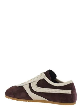 Dries Van Noten Suede Leather Sneaker - Brown