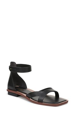 Franco Sarto Elisa Ankle Strap Sandal in Black at Nordstrom, Size 5.5