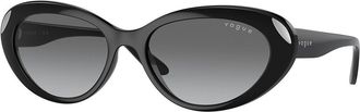 Vogue Eyewear VO5456S W44/11 Womens Sunglasses Black Size 55