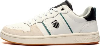 K-Swiss K-Swiss Lozan Match Leather Mens Trainers - White - Size UK 8